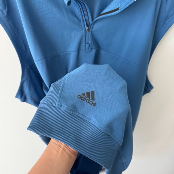Adidas Blue Athletic Golf Vest - Picture 3 of 4